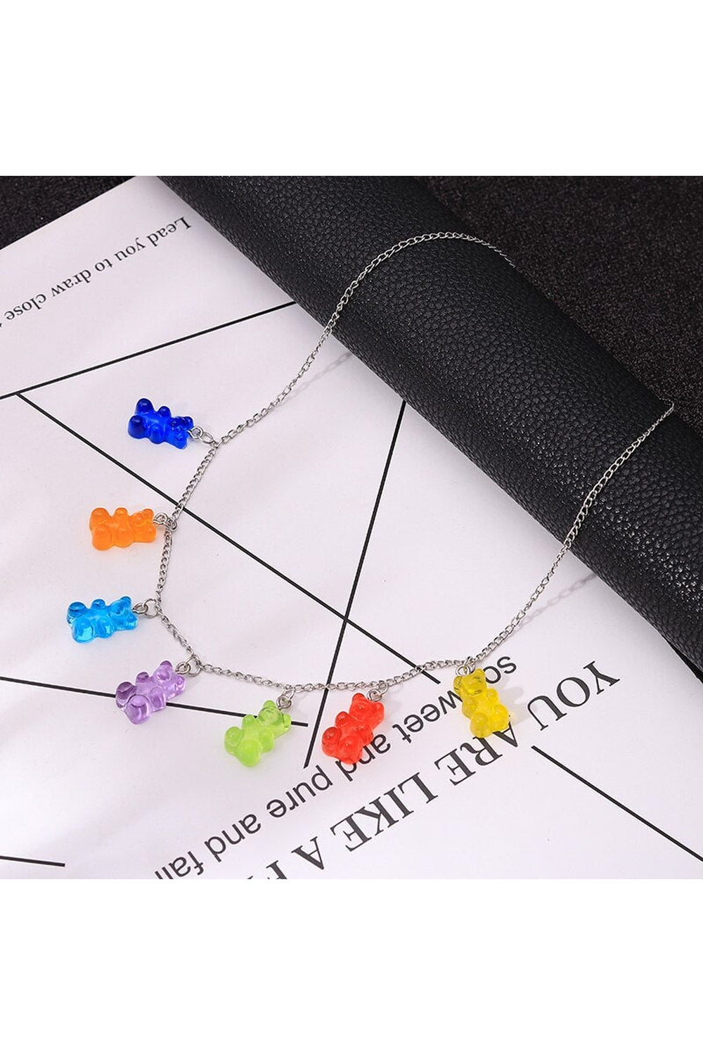 Kidcore Necklace with colorful bears