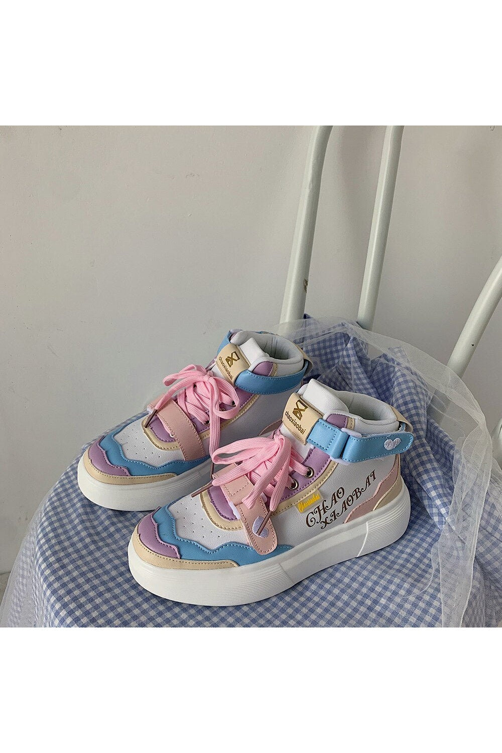 Kidcore Pastel Platform Shoes