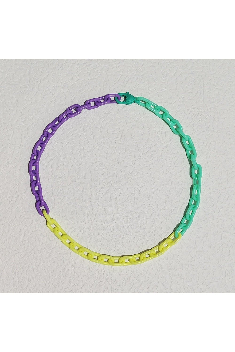 Kidcore Rainbow Chain Necklace