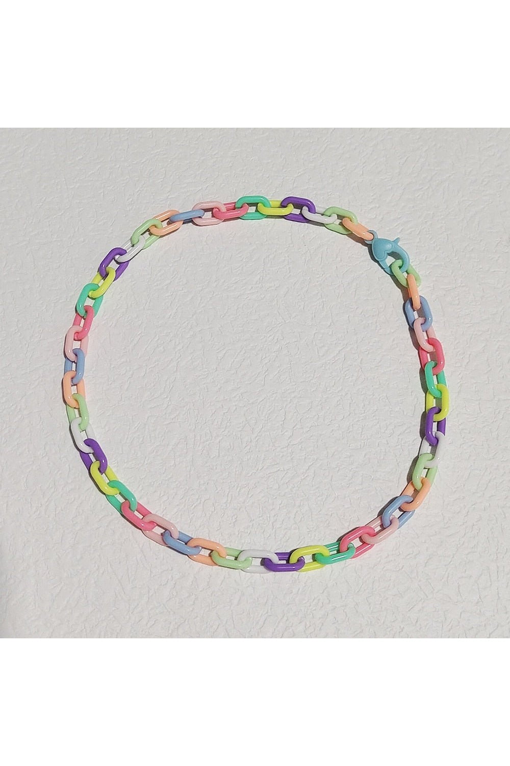 Kidcore Rainbow Chain Necklace