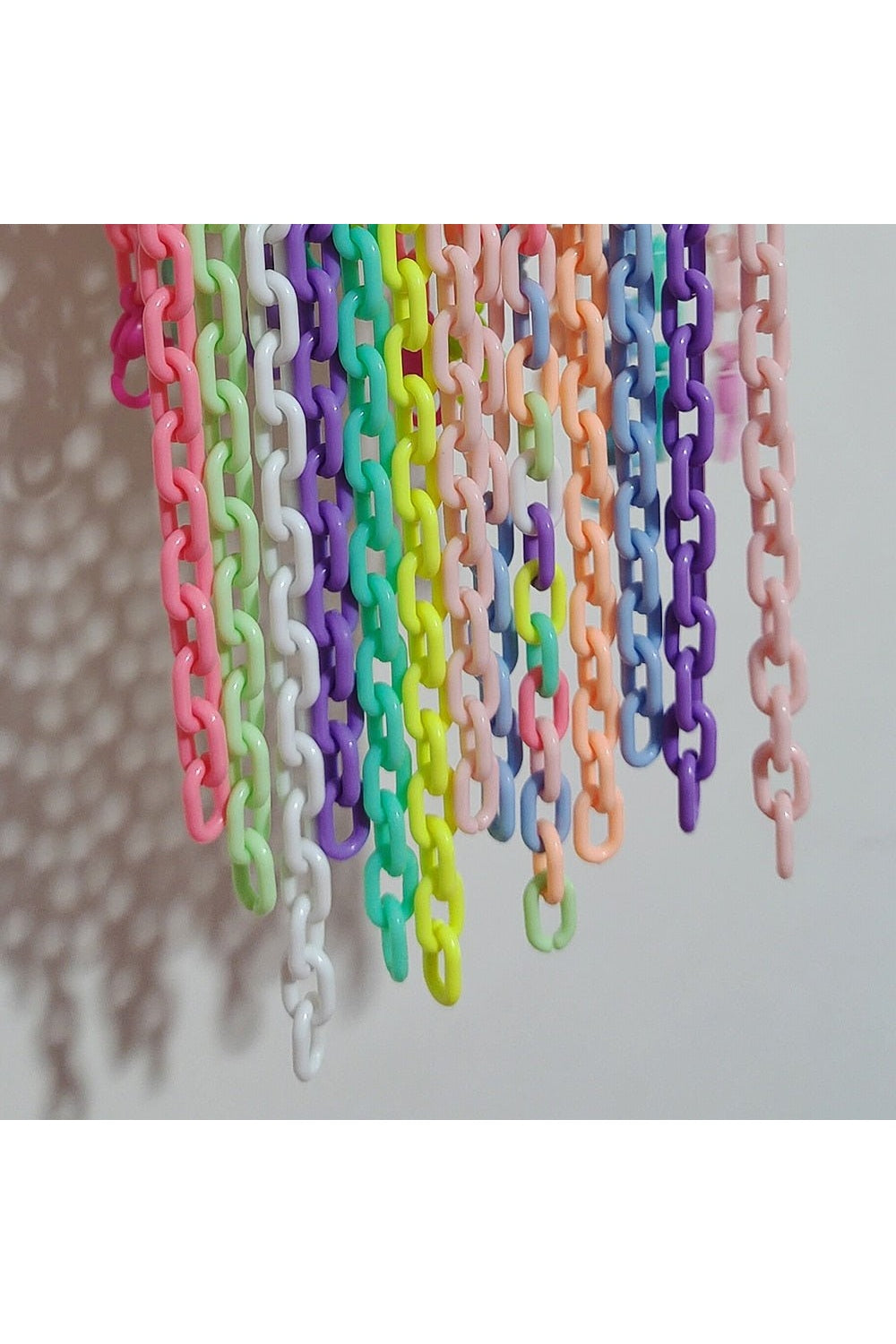 Kidcore Rainbow Chain Necklace