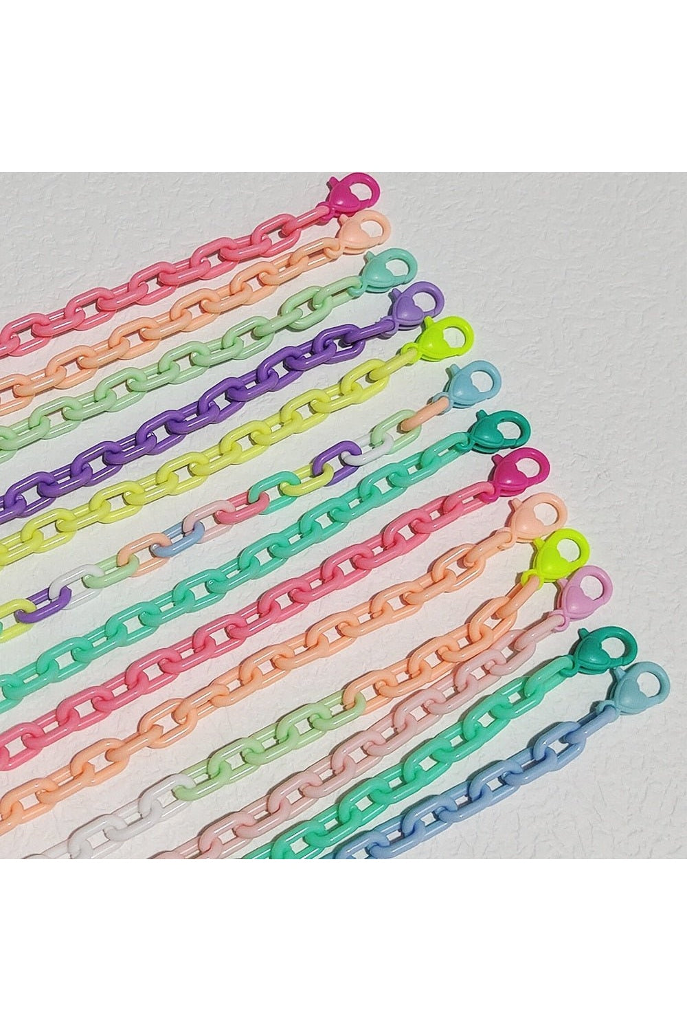 Kidcore Rainbow Chain Necklace