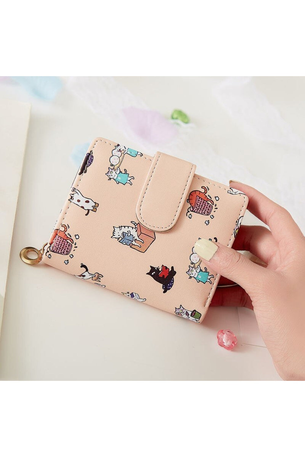 Kitty Cartoon Printed Wallet