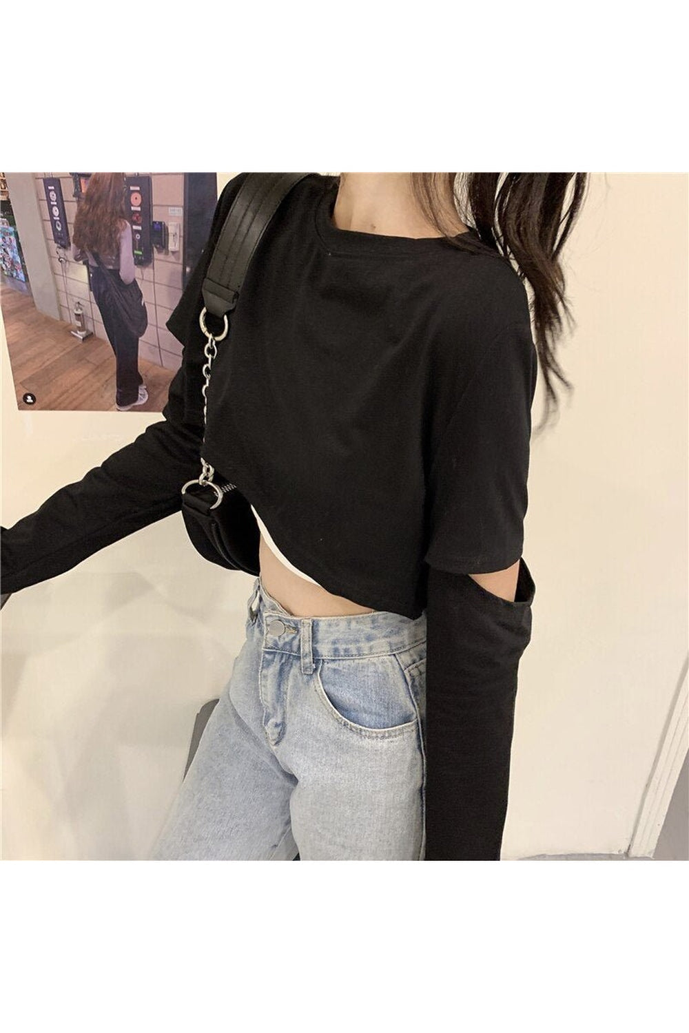 Korean Aesthetic Long Sleeve T-shirt