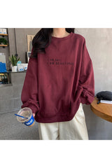 Korean Letter print sweatshirt