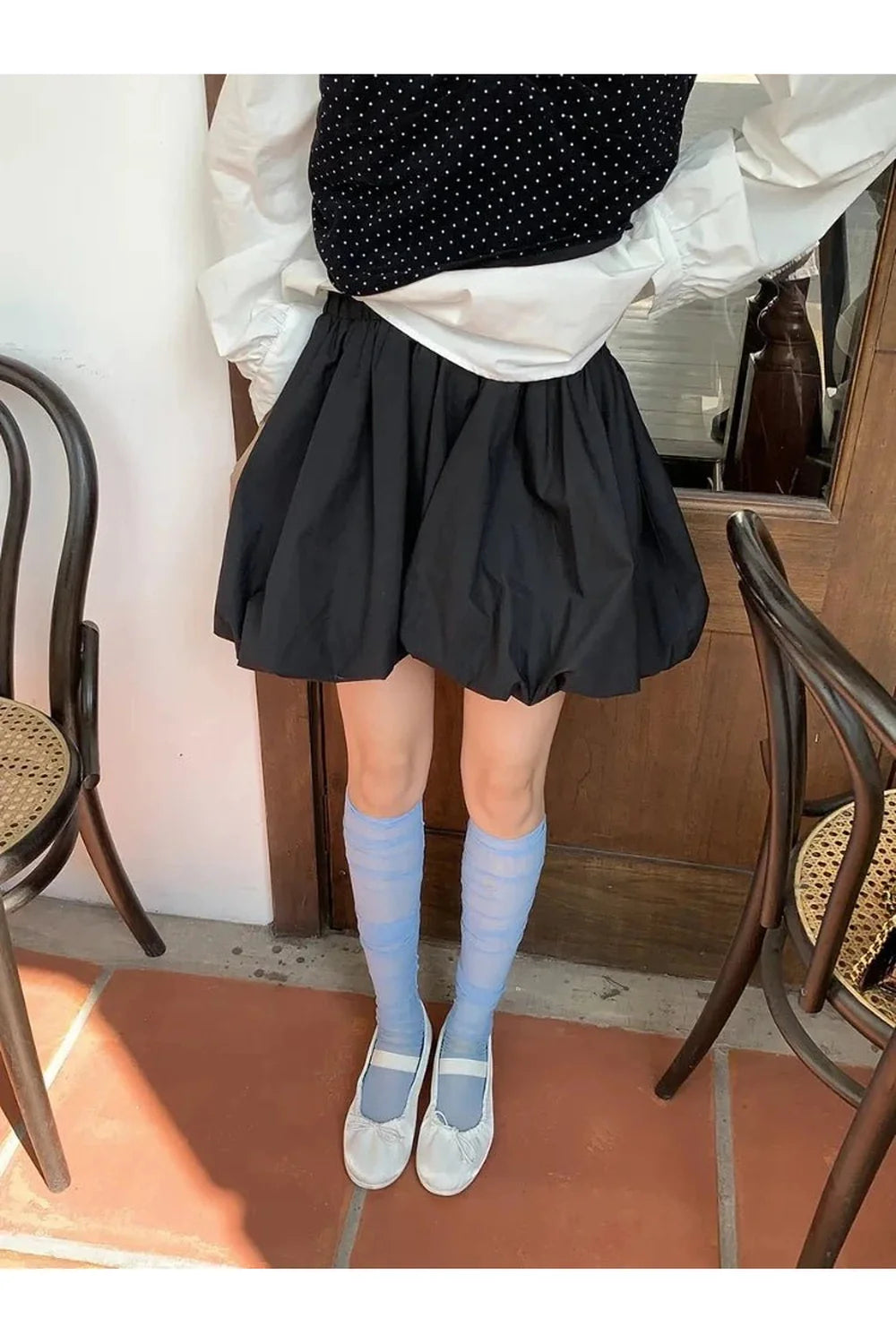 Korean Mini Balloon Skirt