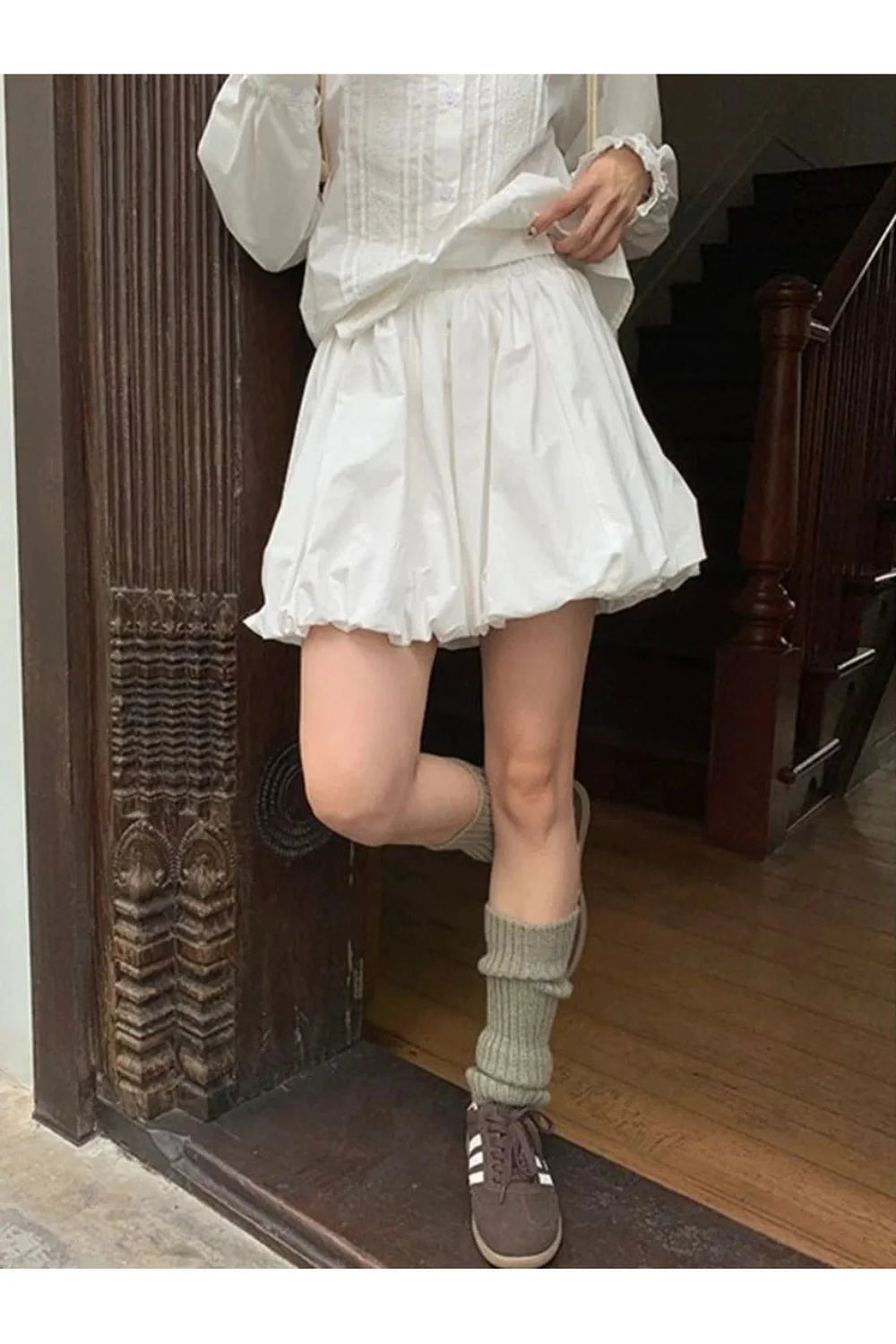 Korean Mini Balloon Skirt