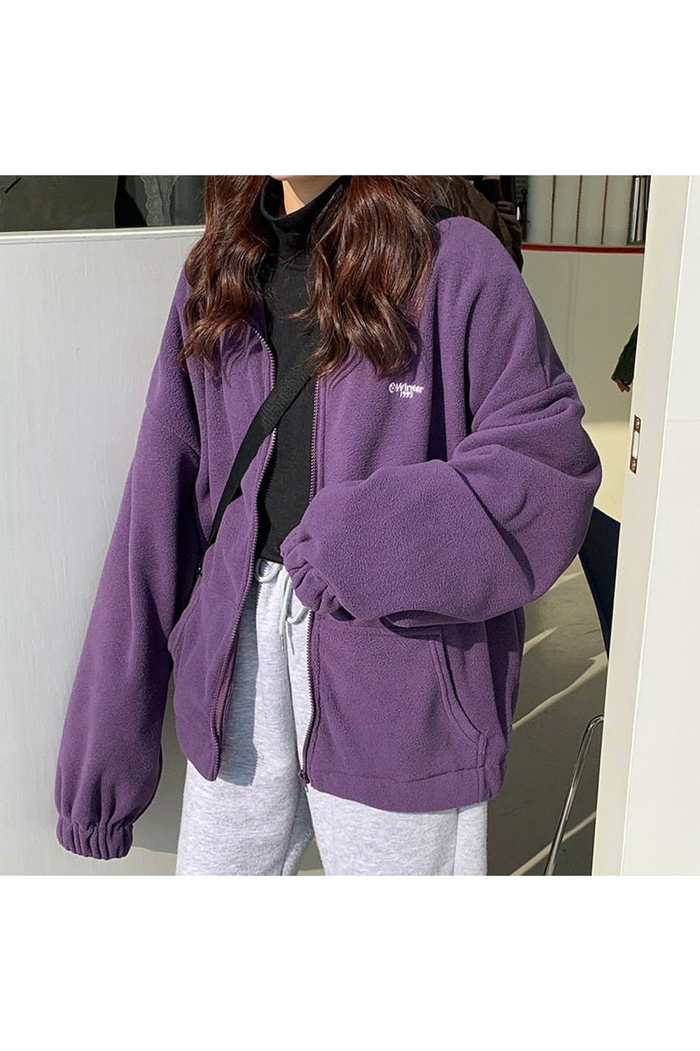 Fall Korean Padded zip up jacket