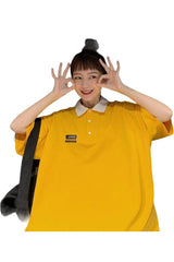 Koreanisches Pastell-Polo-T-Shirt