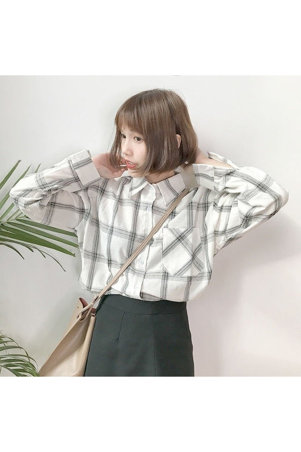 Korean Plaid Shirt