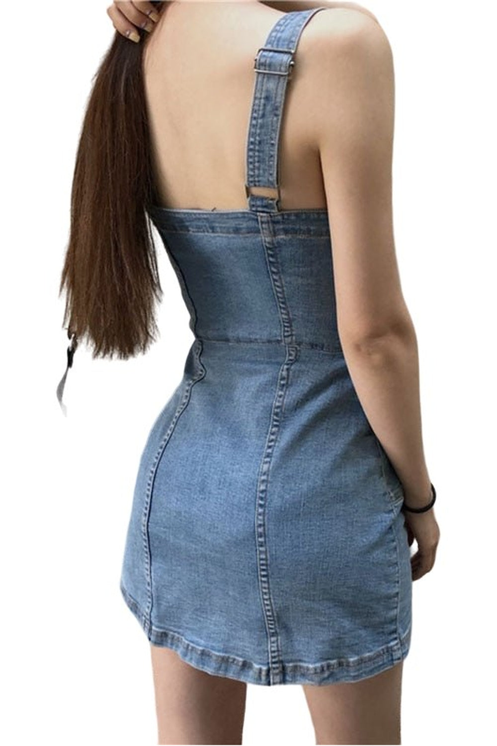 Korean Style Denim Dress