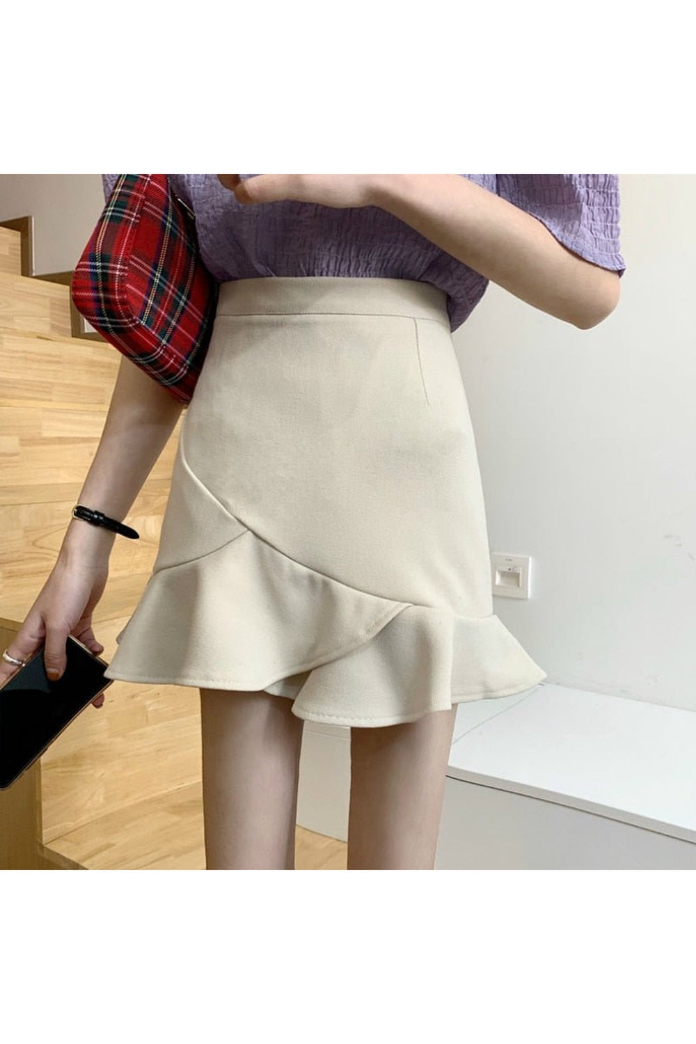 Korean Style Ruffle Skirt