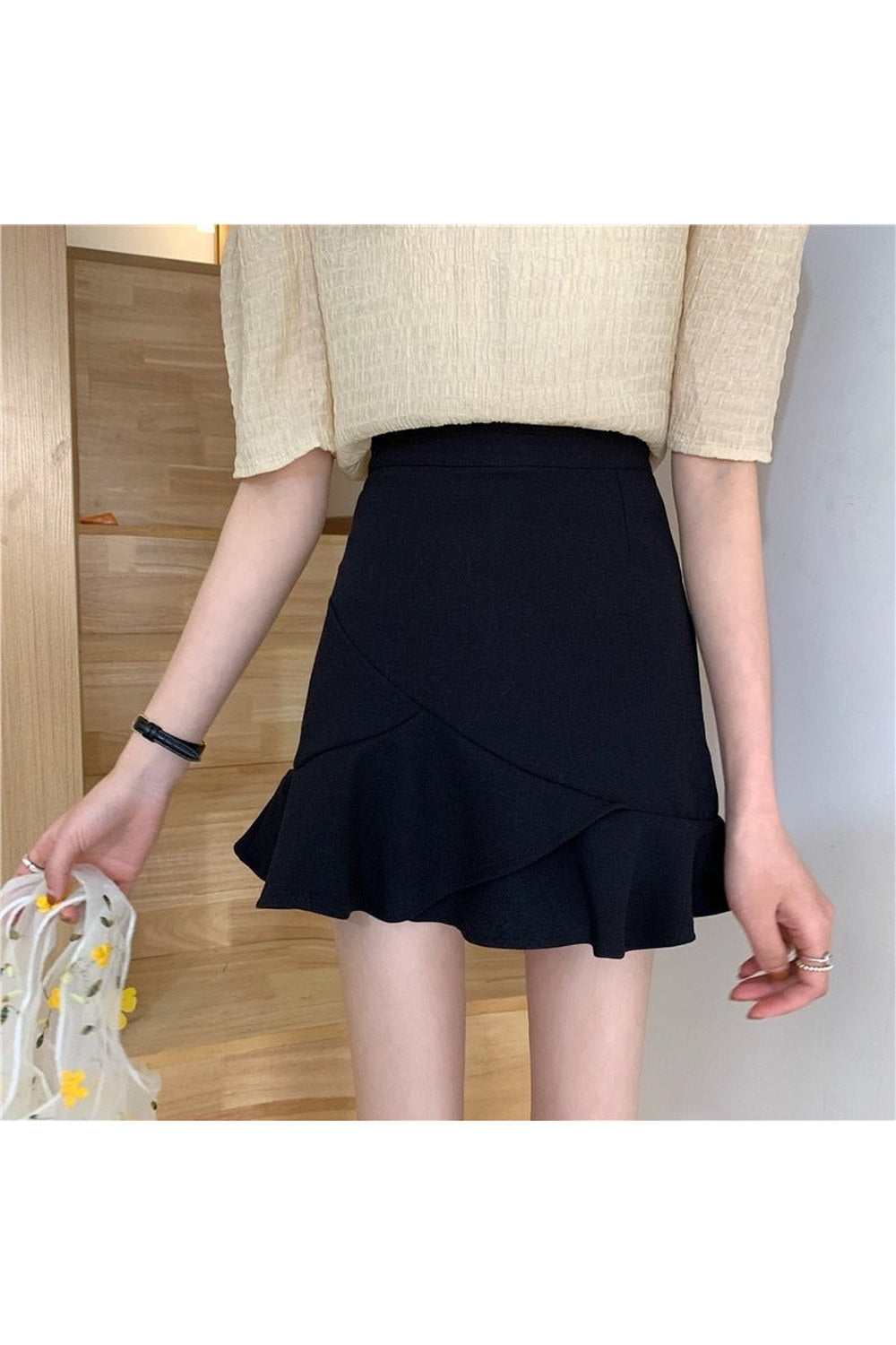 Korean Style Ruffle Skirt