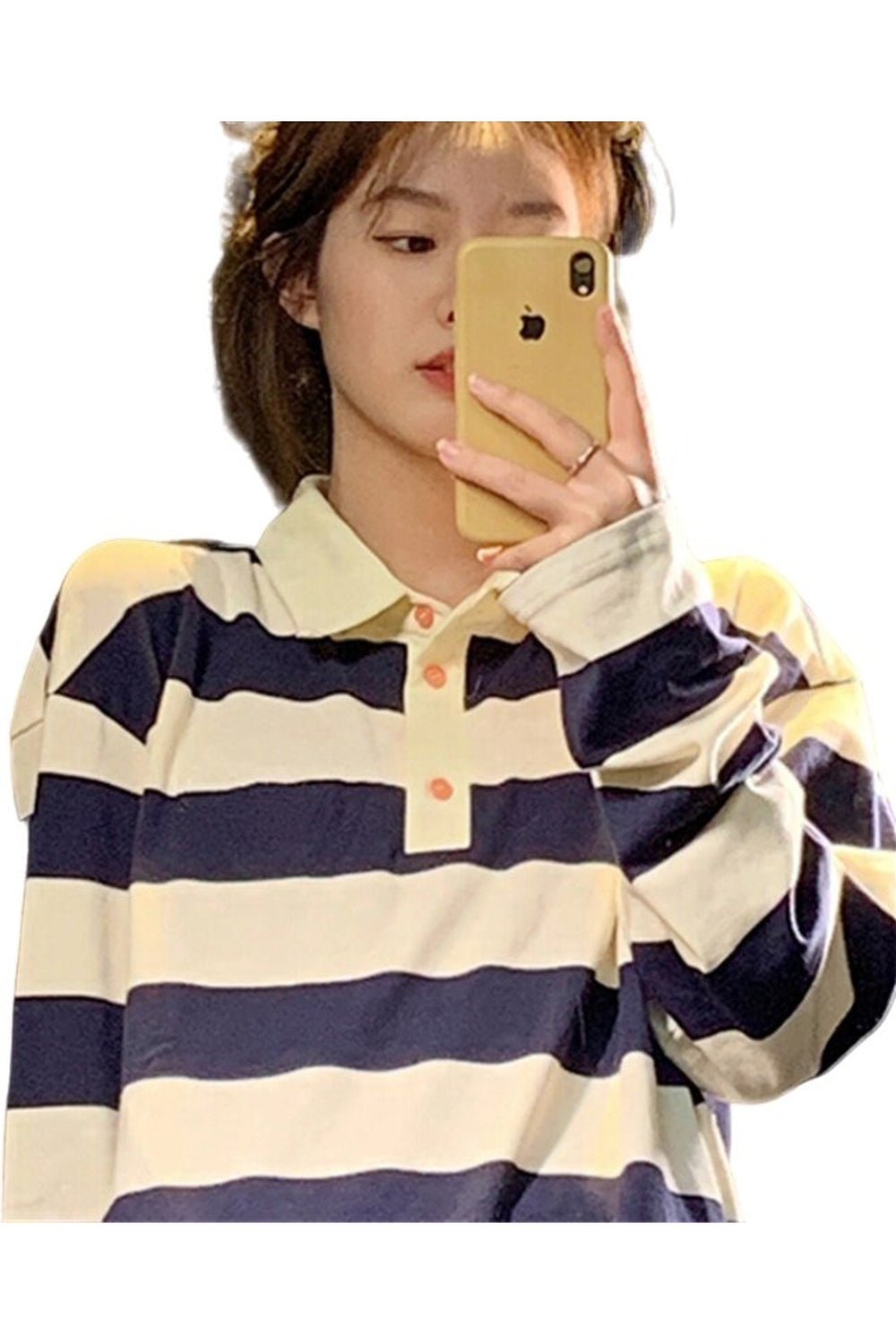 Korean Style Striped T-shirt