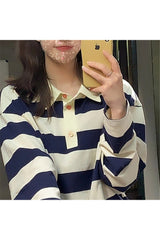 Korean Style Striped T-shirt