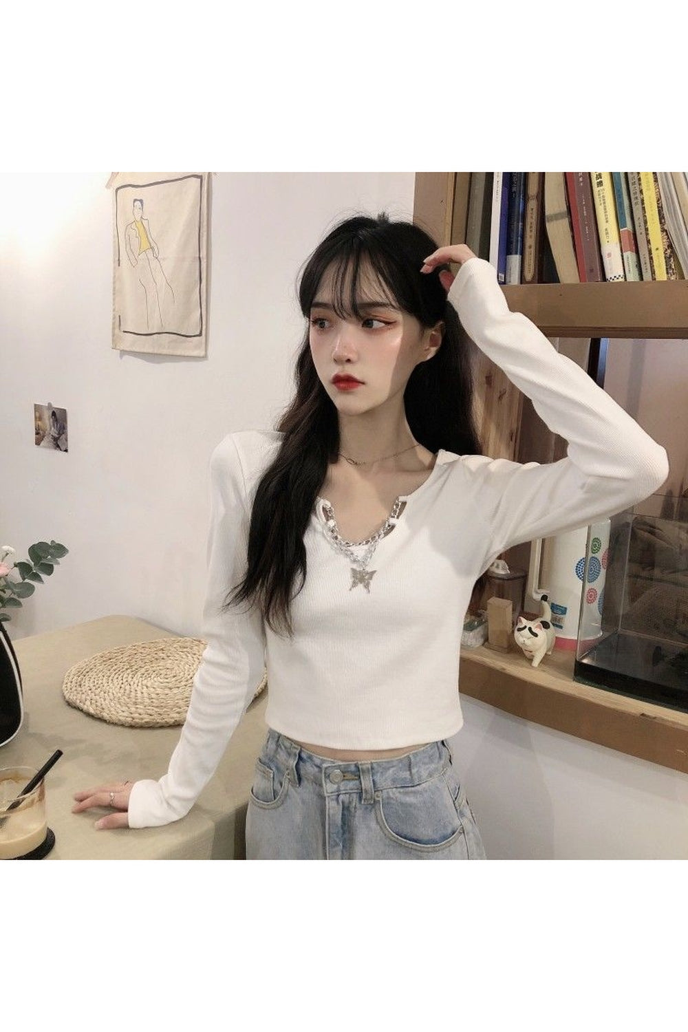 Korean Summer Long Sleeve T-shirt