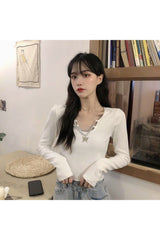 Korean Summer Long Sleeve T-shirt