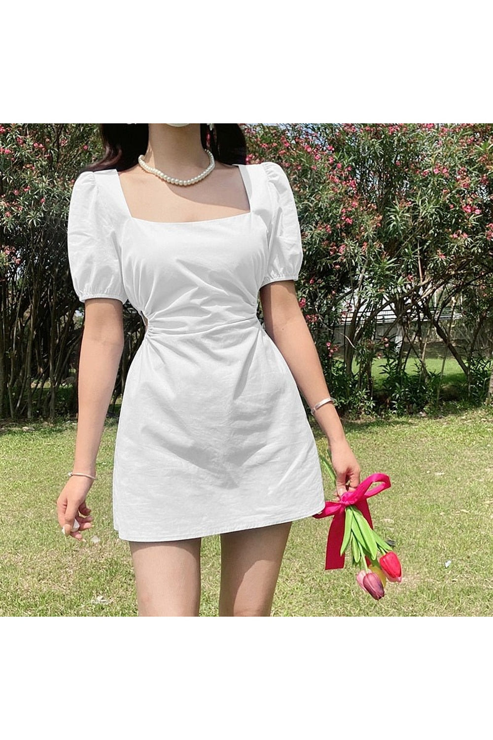 Korean Summer Mini Dress