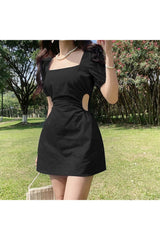 Korean Summer Mini Dress