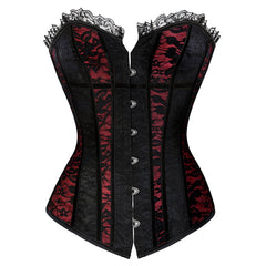 Lace Cover Overbust Corset