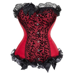 Lace Cover Overbust Corset