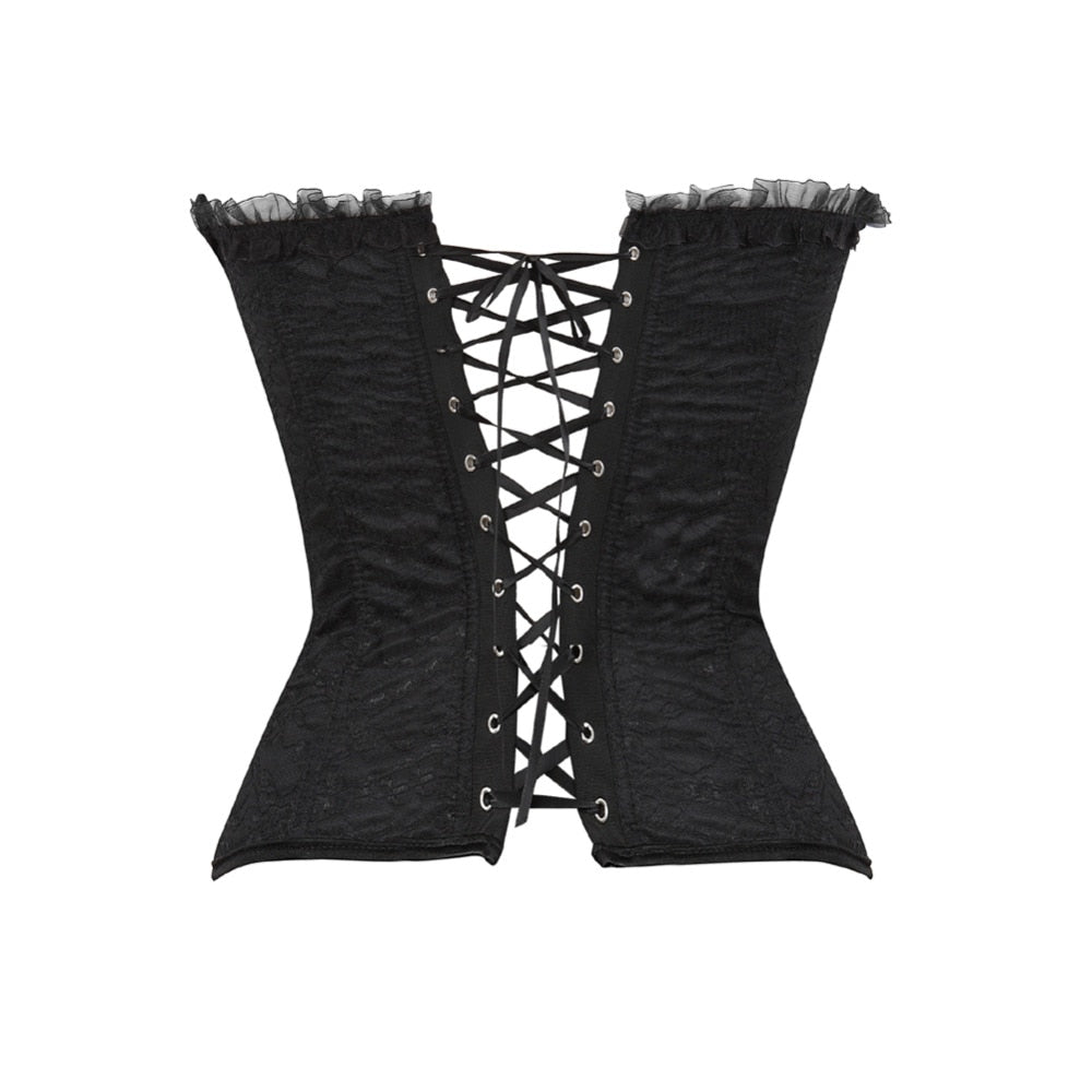 Lace Cover Overbust Corset