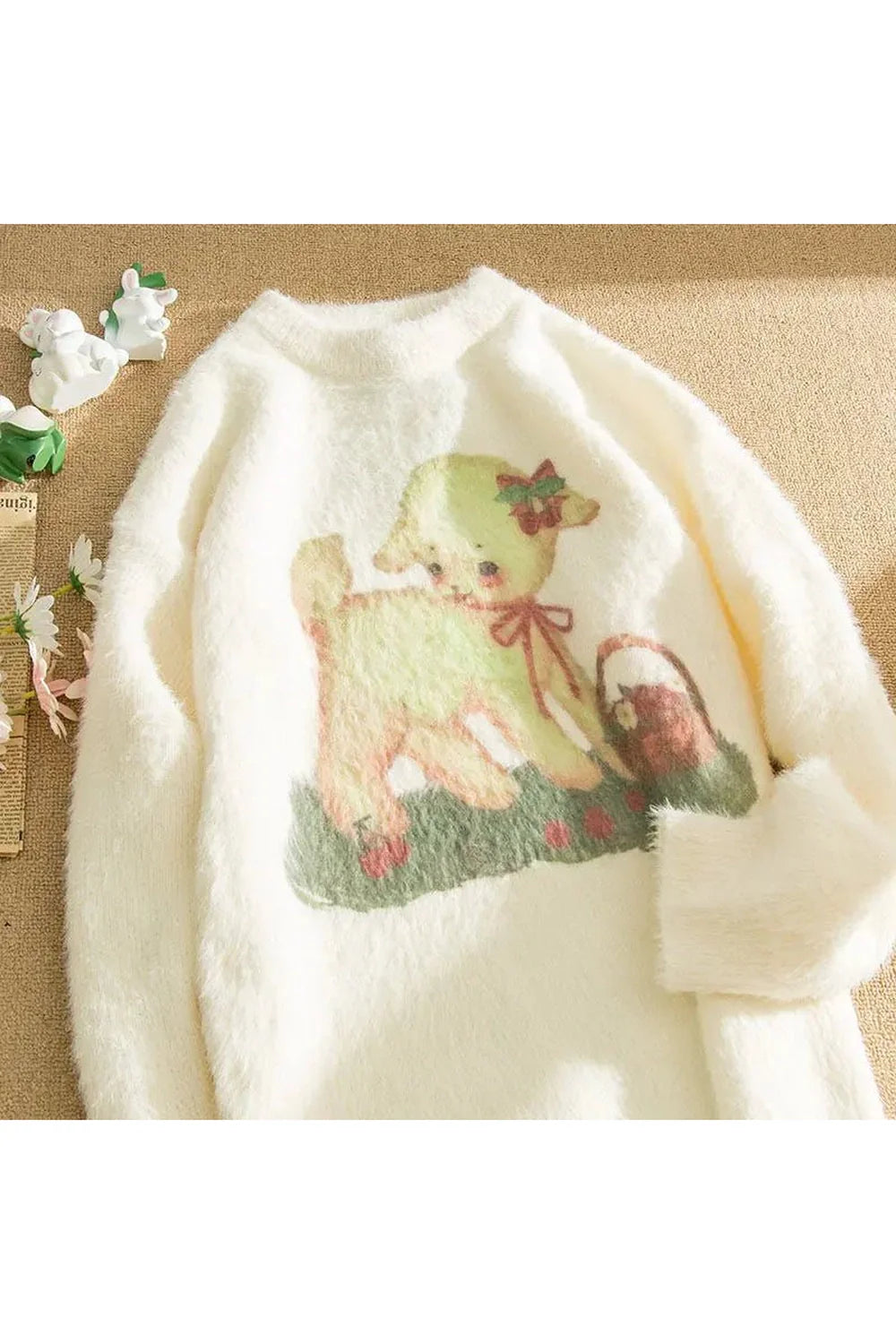 Fall Lamb Dream Fleece Sweater