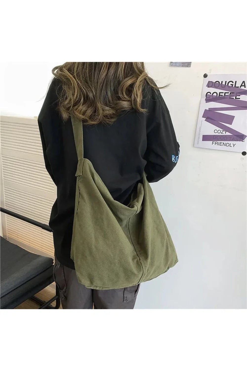 Large Canvas Shopper Handbags