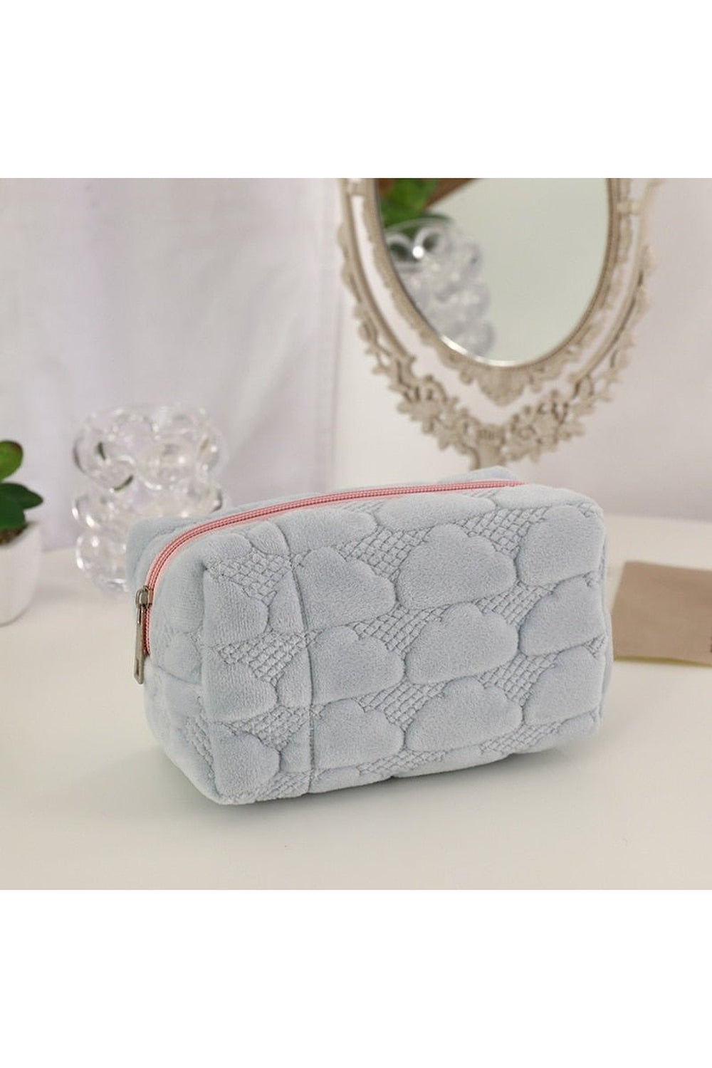 Large Capacity Travel Plush Makeup Bag