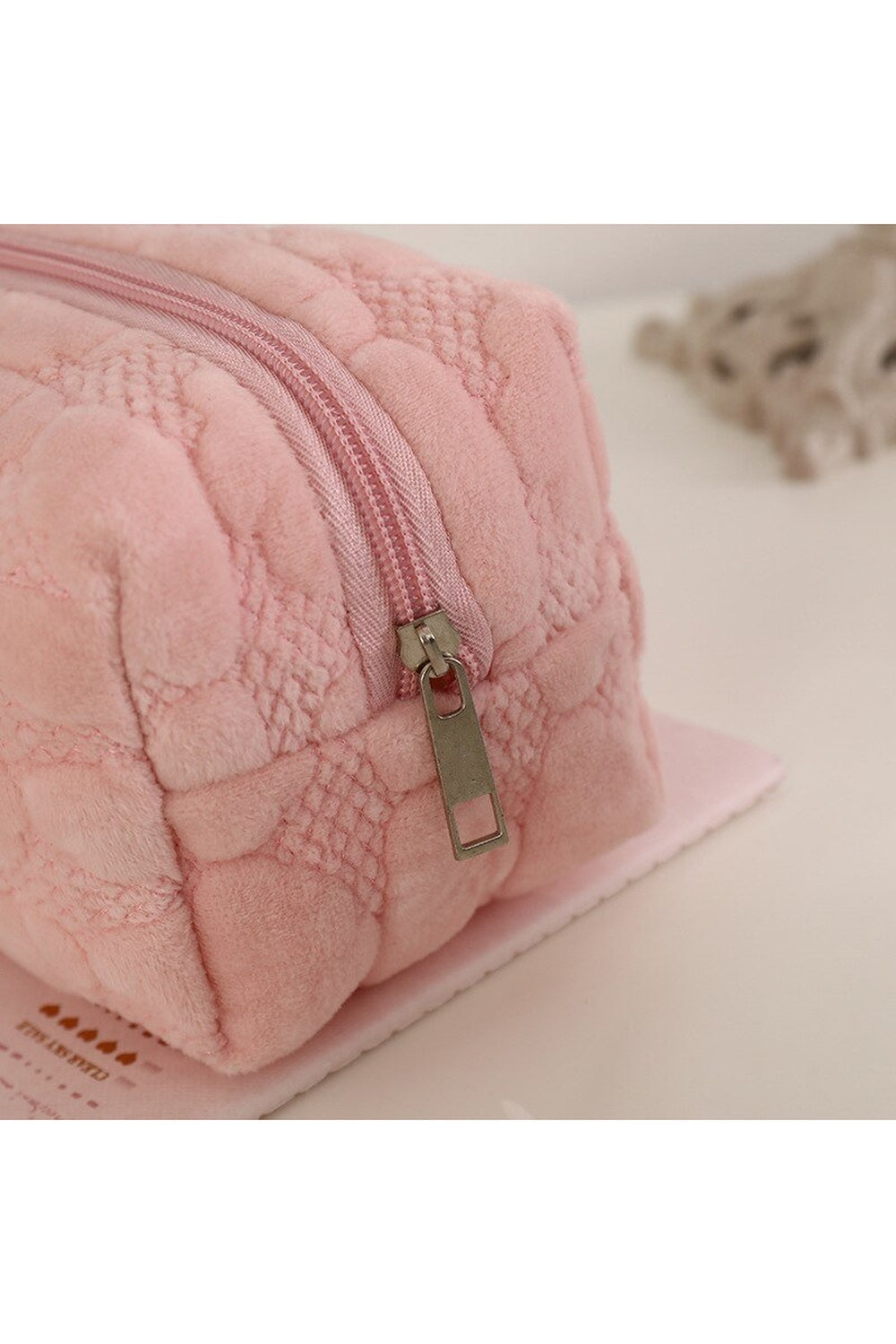 Large Capacity Travel Plush Makeup Bag