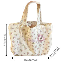 Large Lace Bow  Bag