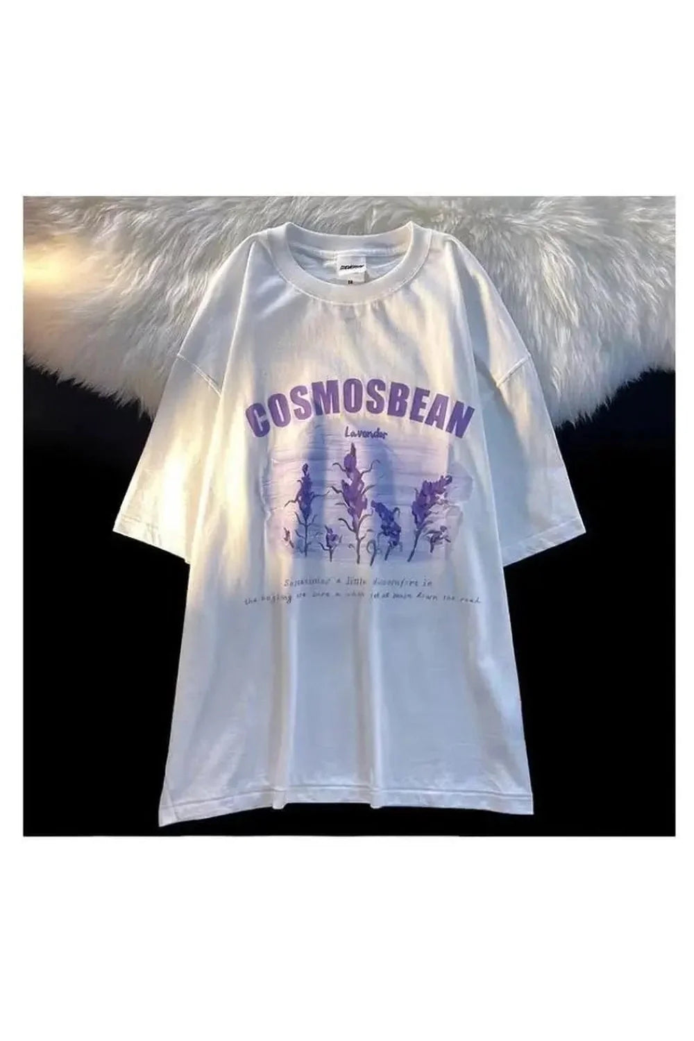 Lavender Dreamscape Graphic T-Shirt