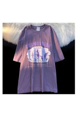 Lavender Dreamscape Graphic T-Shirt