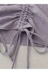 Lavender Ruched Dream Blouse