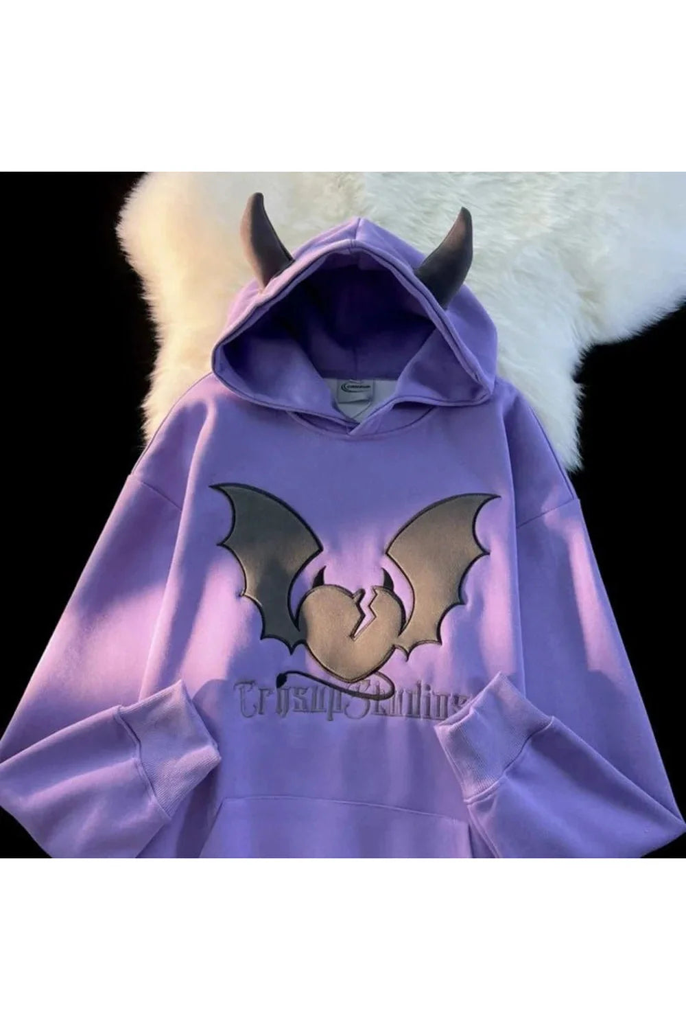 Fall Lavender Winged Mystery Hoodie