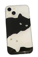 Line Cats iPhone Case