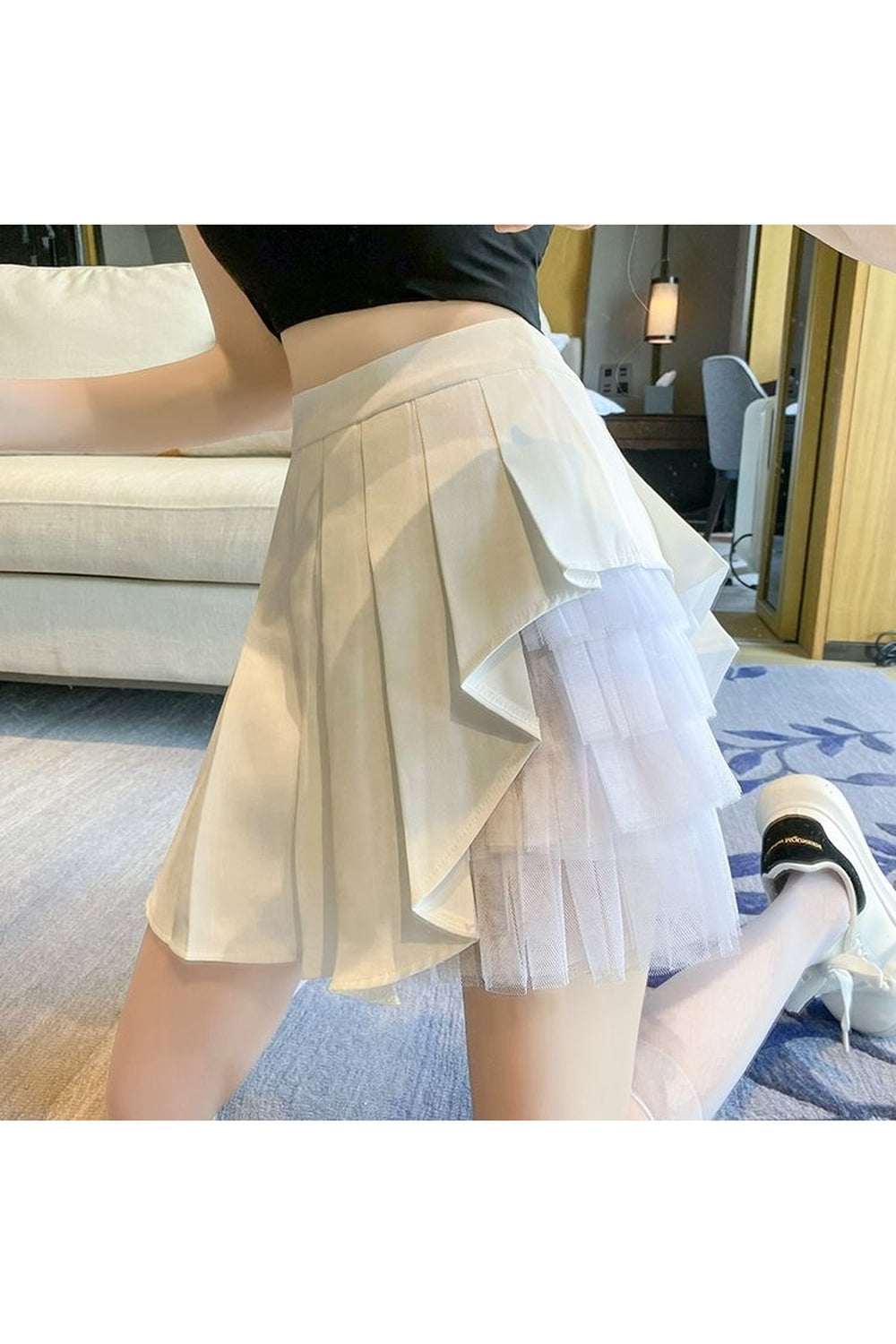 Jupe plissée esthétique kawaii