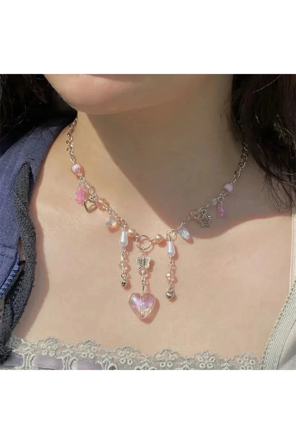 Collier fait main Lolita Fairycore
