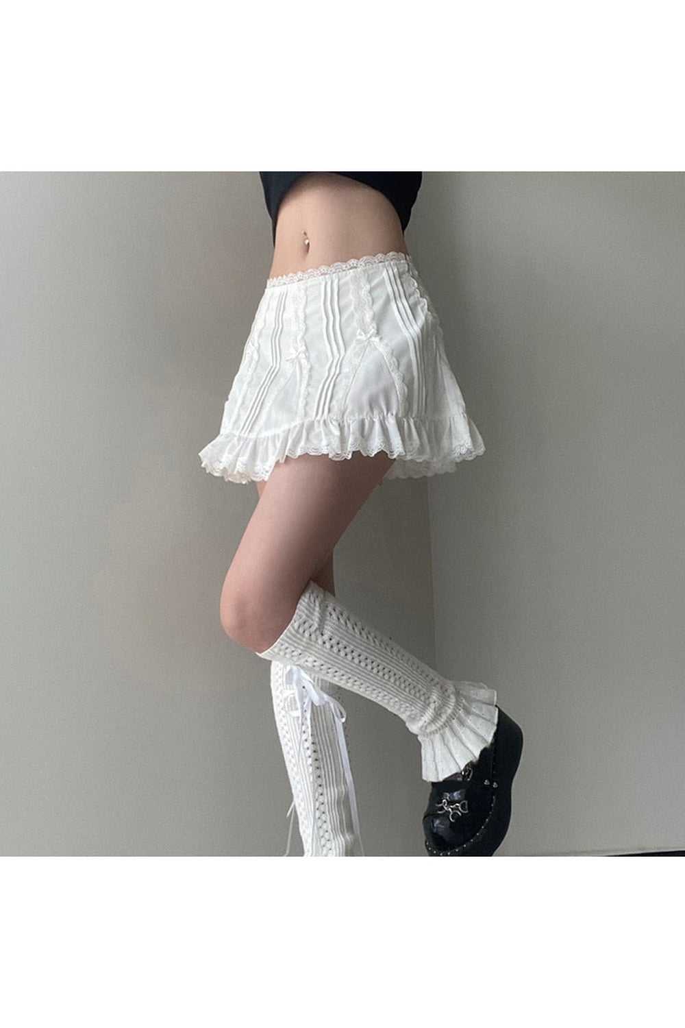 Kawaii Lace A-line Mini Skirt