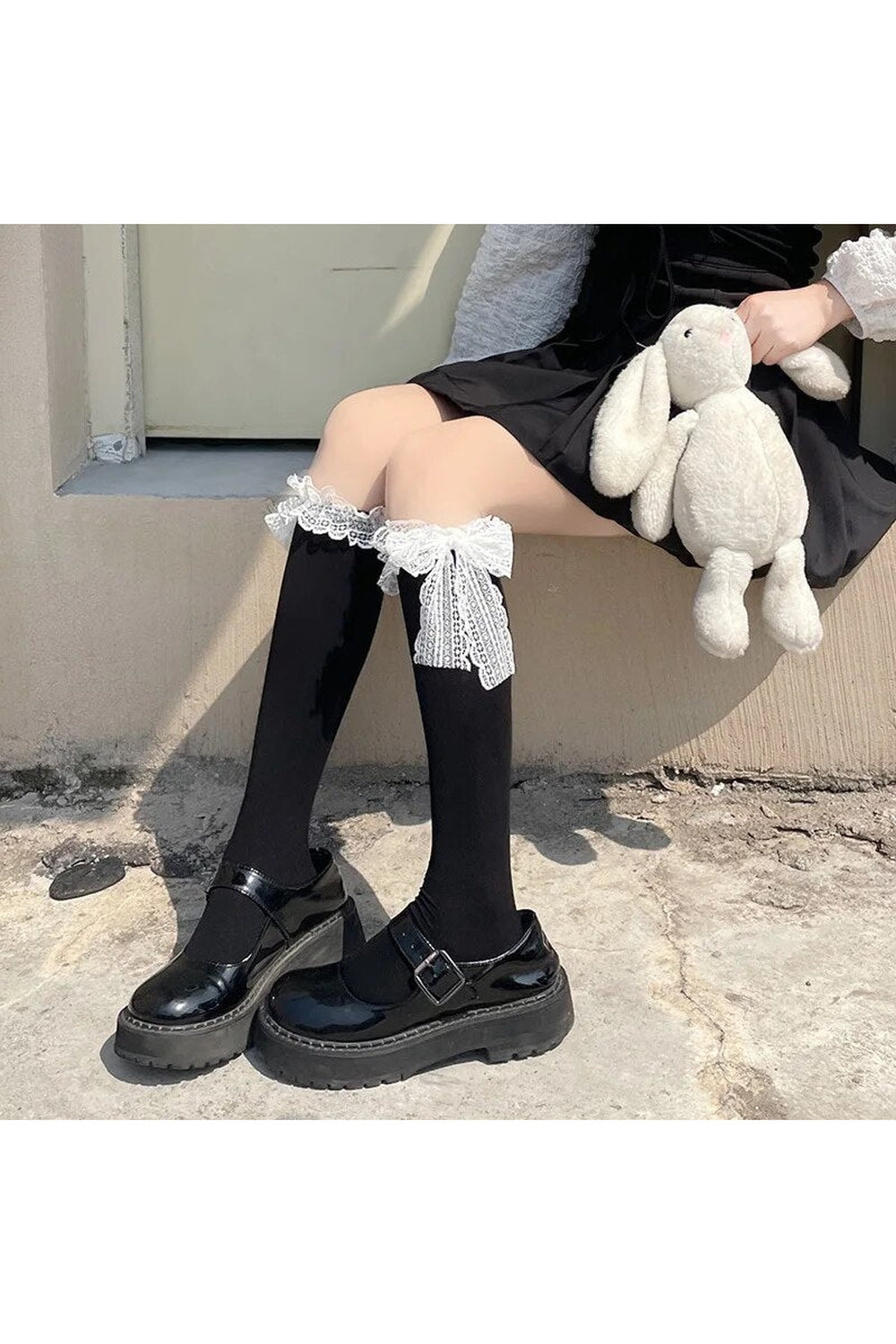 Kawaii Lace Bow Socks