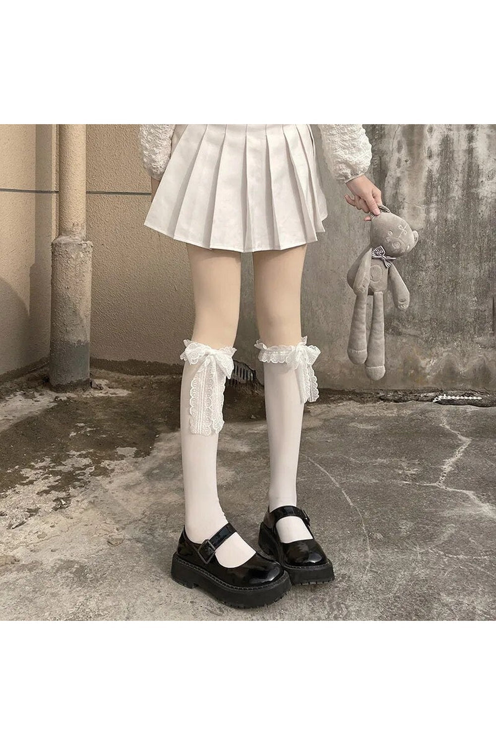 Kawaii Lace Bow Socks