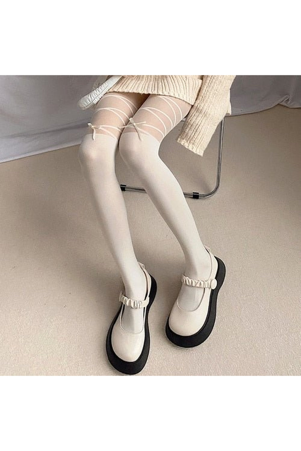 Kawaii White Tights