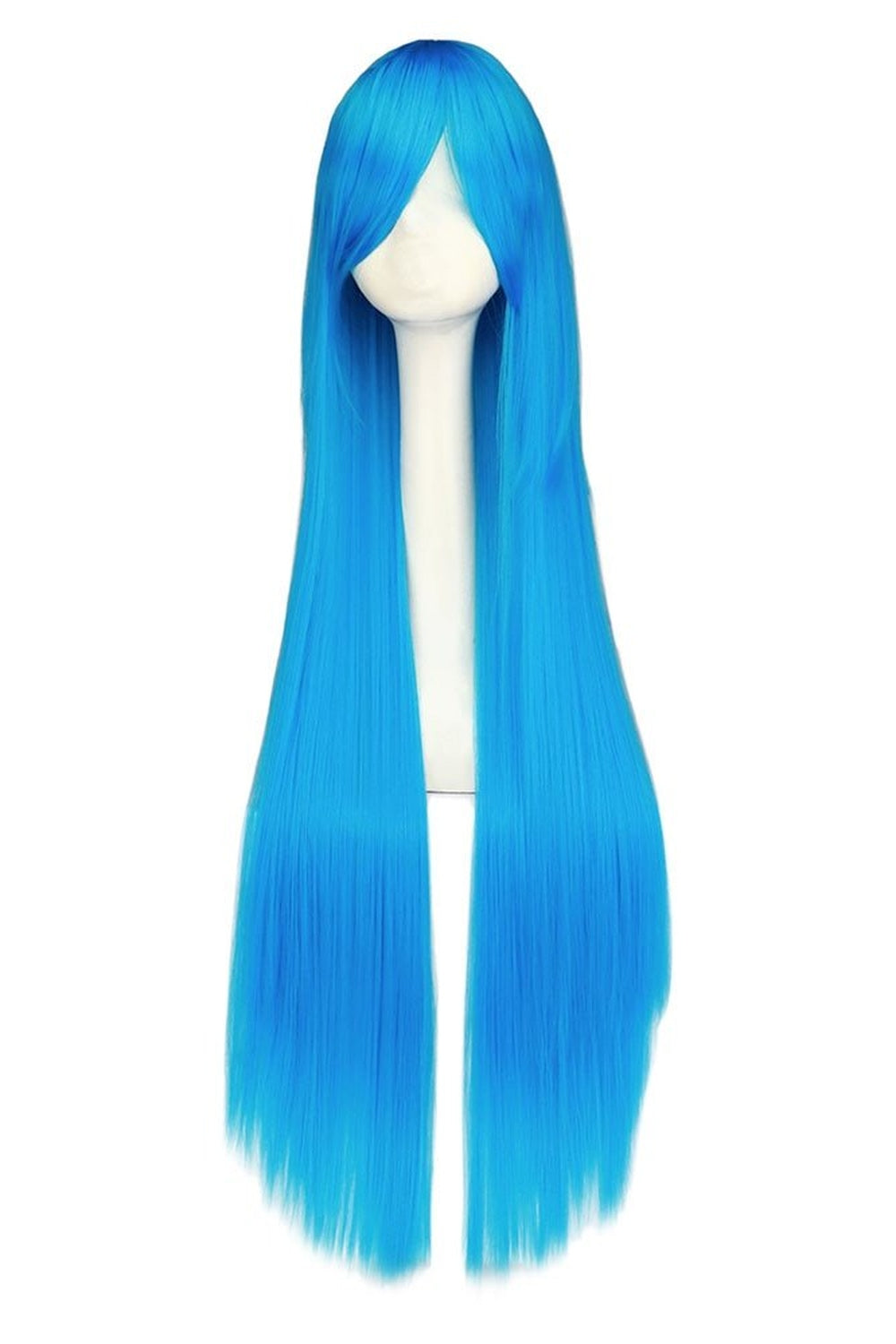 Long Blue Synthetic Wig