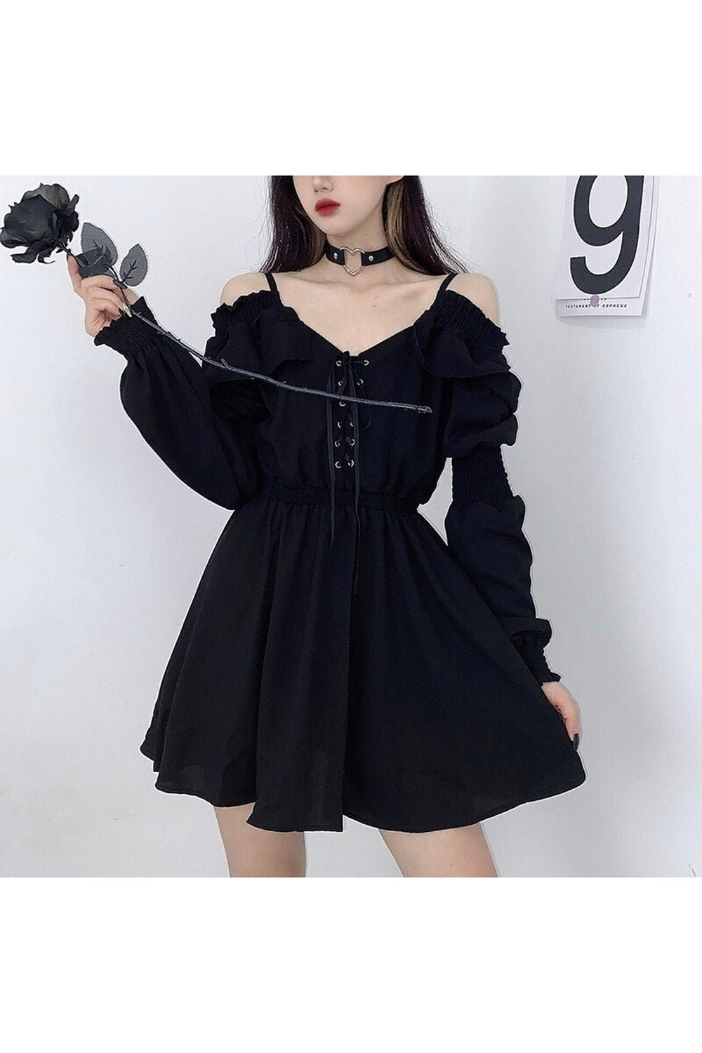 Long Sleeve Gothic Dress