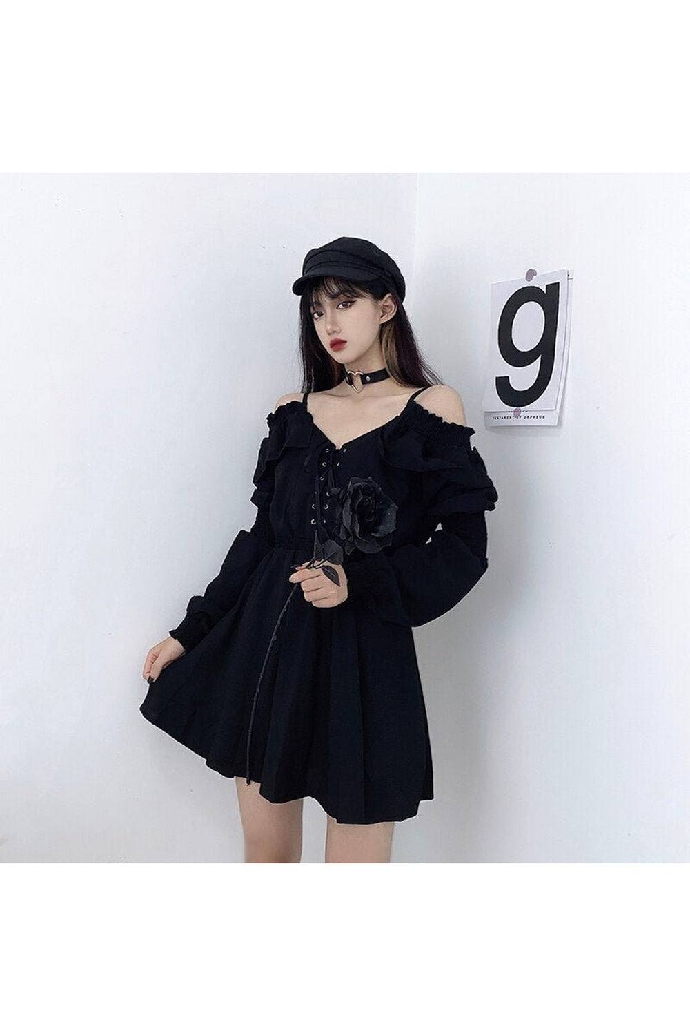 Long Sleeve Gothic Dress