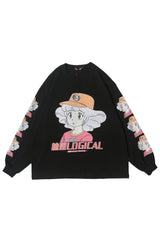 Long Sleeve Kawaii Sweatshirt