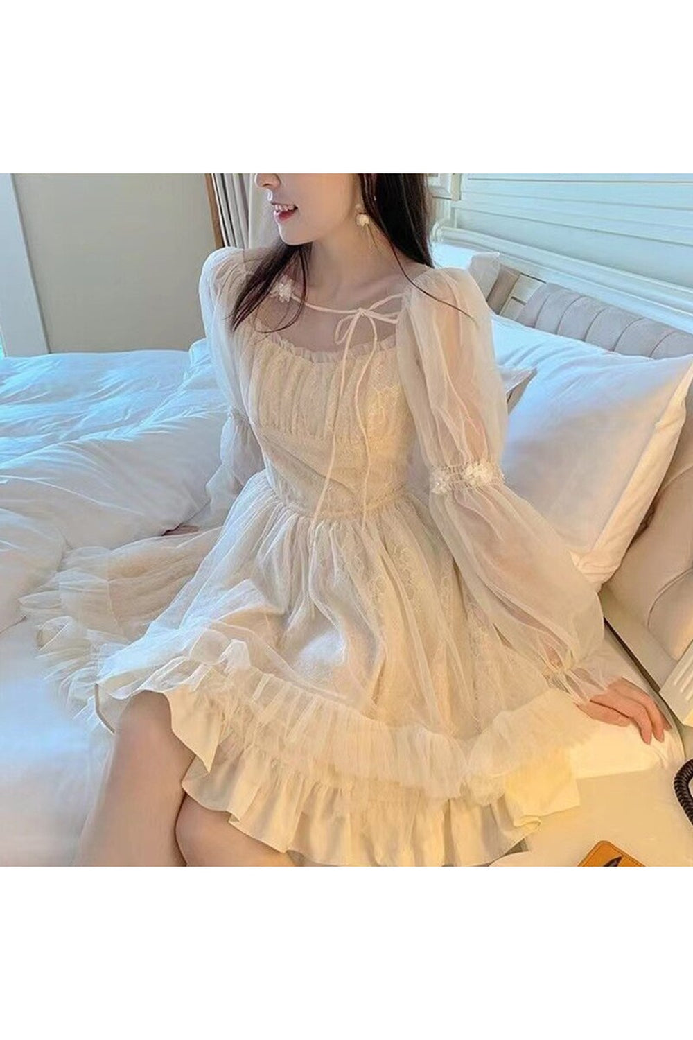 Long Sleeve Kawaii Fairy Dress