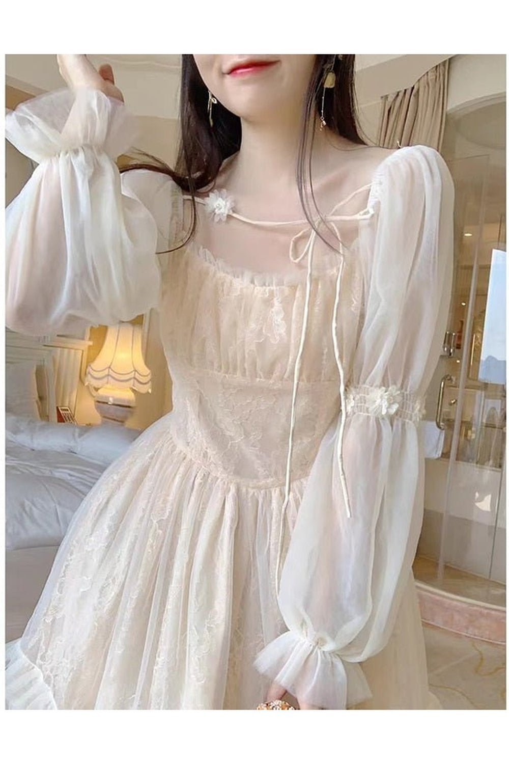 Long Sleeve Kawaii Fairy Dress