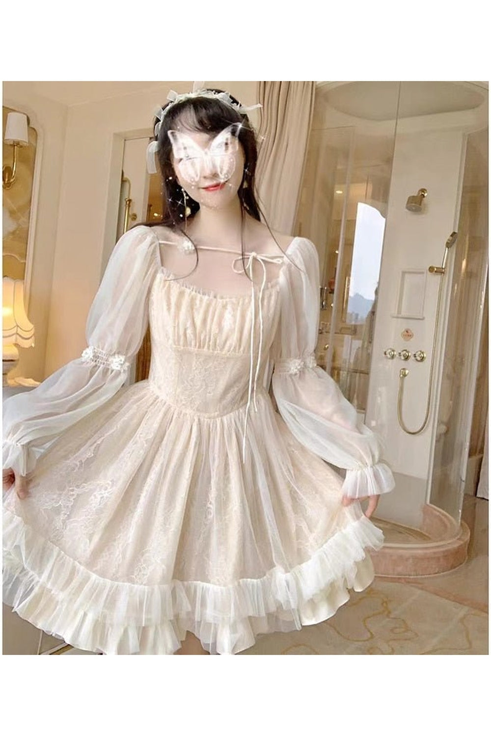 Long Sleeve Kawaii Fairy Dress