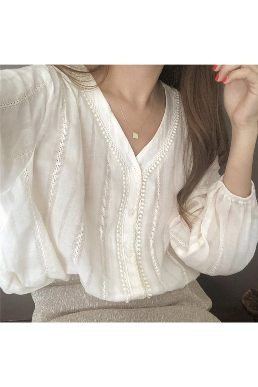 Long Sleeve  Vintage Blouse